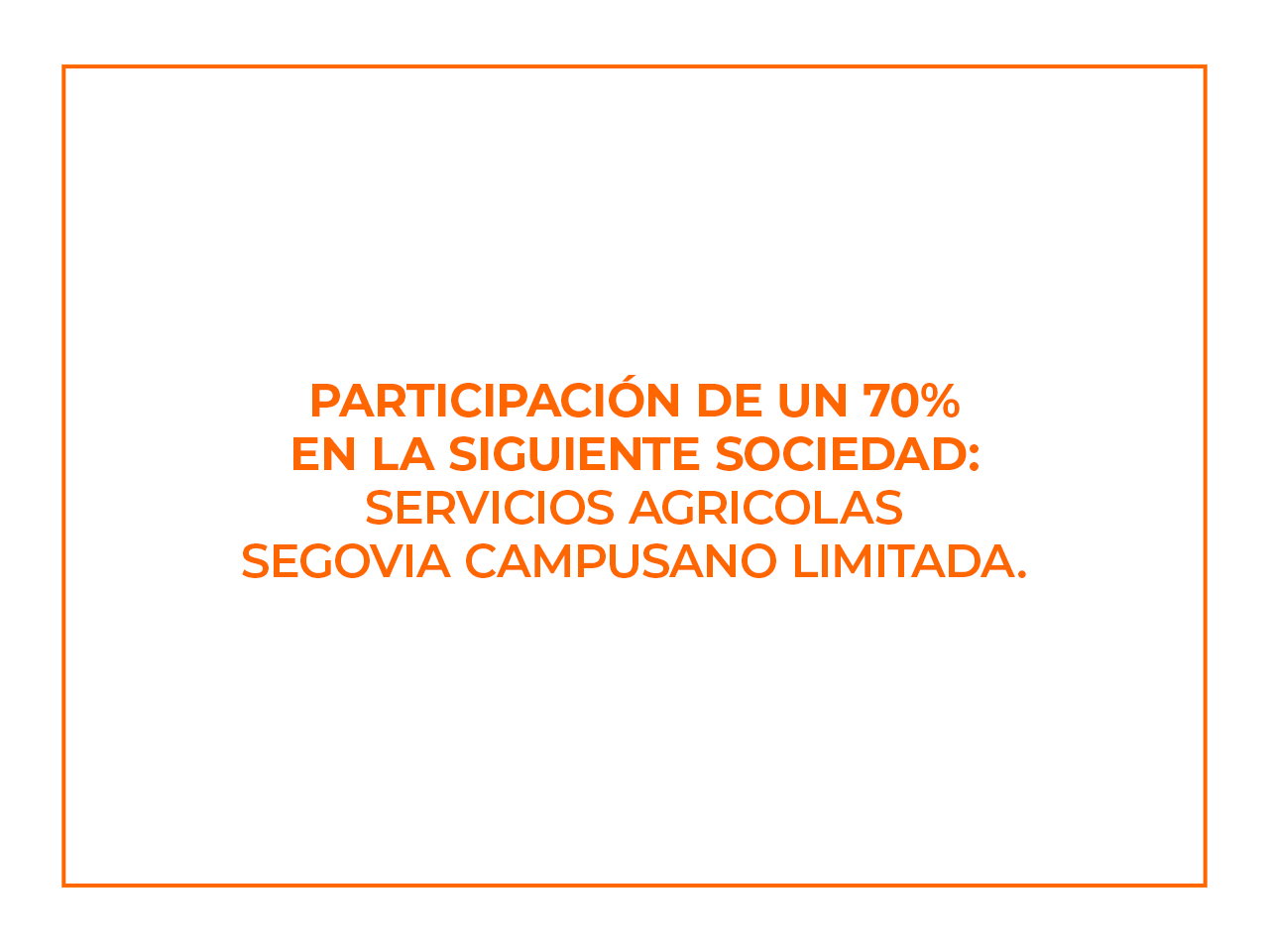 Participación en Sociedad - Deudor Carlos Segovia - Imagen 1