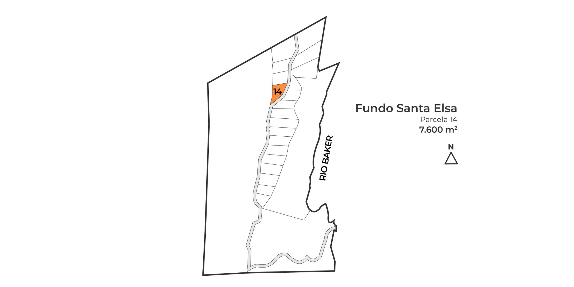 Parcela a orillas del Río Baker, Cochrane – Fundo Santa Elsa P14 - Imagen 8
