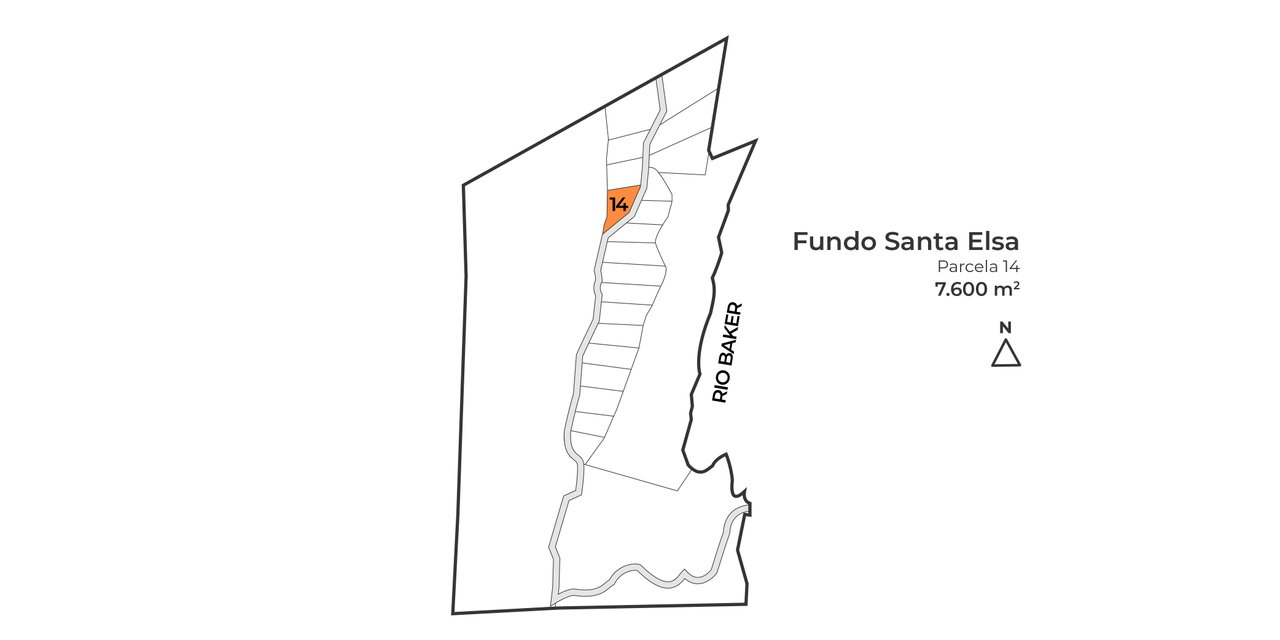 Parcela a orillas del Río Baker, Cochrane – Fundo Santa Elsa P14 - Imagen 8