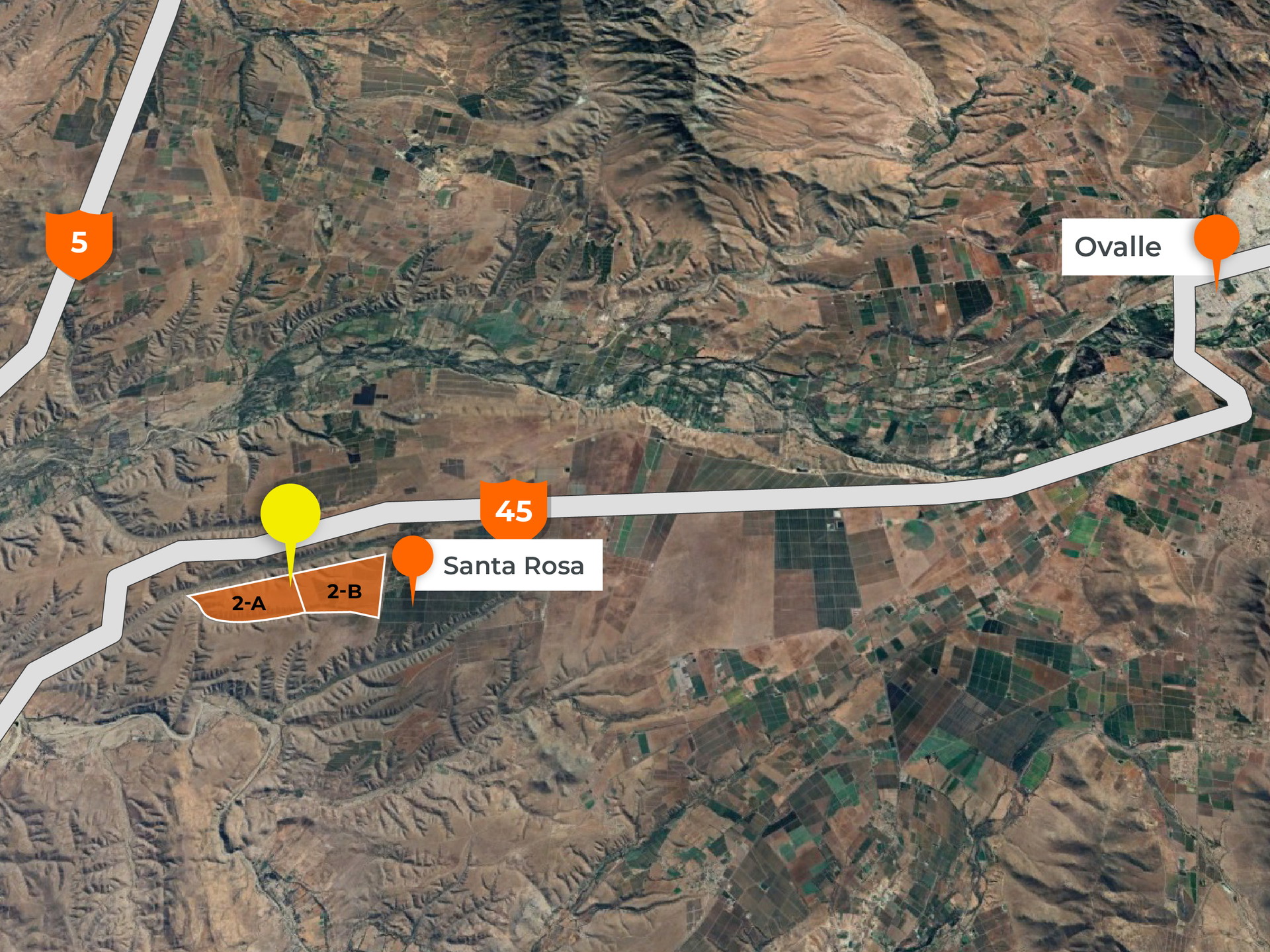 Santa Rosa de Tabalí, Lote 2-A y 2-B con Derechos Agua - Imagen 1